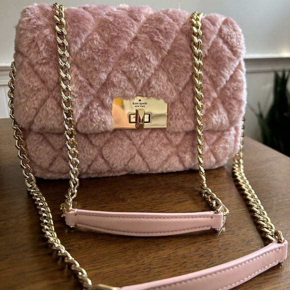 NWOT - KATE SPADE Carry Faux Fur
Small Flap Crossbody - Shoulder Bag - Picture 14 of 15